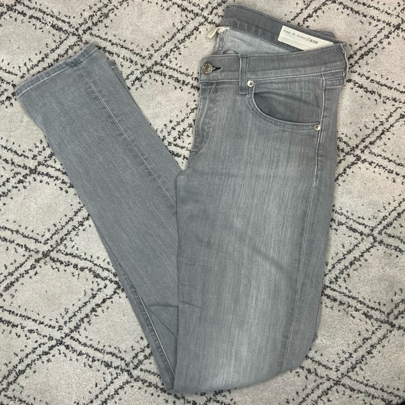 Rag & Bone Grey Buxton The Skinny Jeans size 28 - Picture 6 of 12